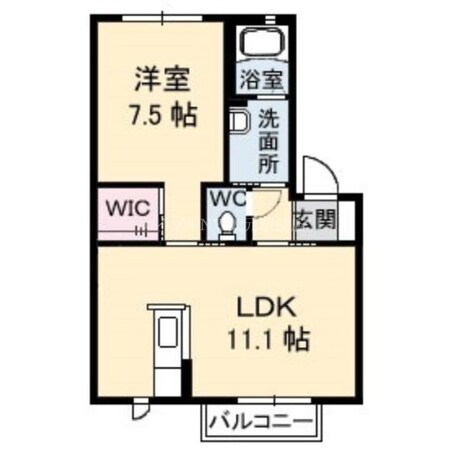 リッセ小幸田の物件間取画像